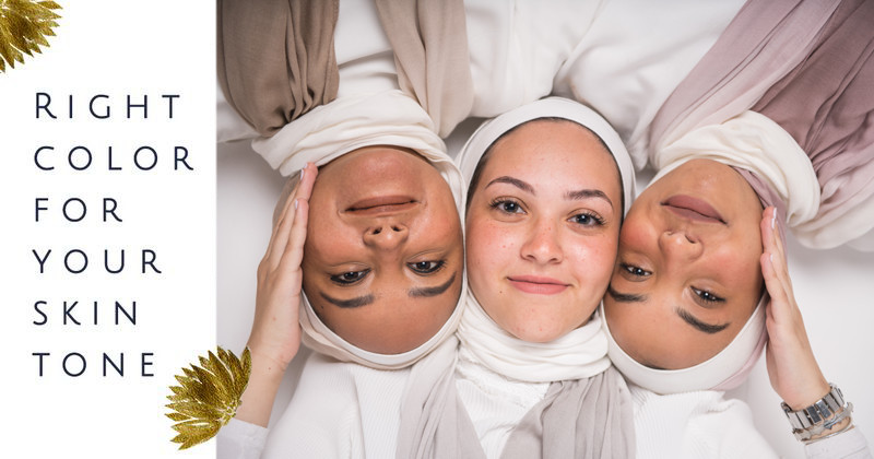 Picking the best hijab color for my skin tone