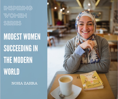 Noha Zahra smiling in her interview with EMMA