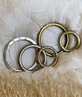 EMMA Bangle - White Gold Small