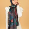 Secret Garden by EMMA. Colors: baby blue, burgundy, black, dark blue. Style: floral hijab