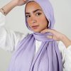 Lilac Elegance: Light Purple Hijab by EMMA