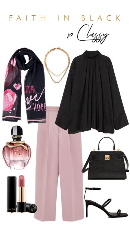 EMMA-Faith-In-Black-Chiffon-Outfit