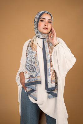 True Blessing by EMMA. Printed chiffon scarf