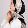 Layal Modal by EMMA. Black and Beige Hijab