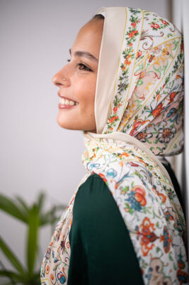 Elena by EMMA. Premium floral chiffon hijab