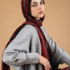 Turath in Modal by EMMA. Red and Black Hijab.